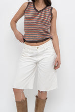 Load image into Gallery viewer, Vintage x Made in Hong Kong x Patterned Wool-blend Knit Vest (XS)
