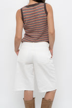 Load image into Gallery viewer, Vintage x Made in Hong Kong x Patterned Wool-blend Knit Vest (XS)