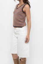 Load image into Gallery viewer, Vintage x Made in Hong Kong x Patterned Wool-blend Knit Vest (XS)