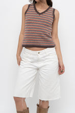 Load image into Gallery viewer, Vintage x Made in Hong Kong x Patterned Wool-blend Knit Vest (XS)