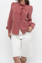 Load image into Gallery viewer, SEZANE x Pink Silk Buttonup (XS)