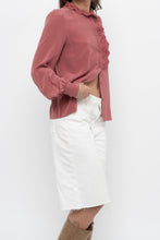 Load image into Gallery viewer, SEZANE x Pink Silk Buttonup (XS)