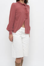 Load image into Gallery viewer, SEZANE x Pink Silk Buttonup (XS)
