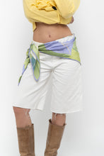 Load image into Gallery viewer, Vintage x Green Floral Silk Scarf
