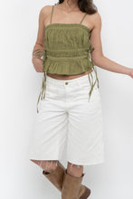 Load image into Gallery viewer, FREE PEOPLE x Chartreuse Cotton Crop (XS)