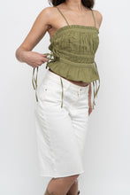 Load image into Gallery viewer, FREE PEOPLE x Chartreuse Cotton Crop (XS)