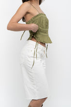 Load image into Gallery viewer, FREE PEOPLE x Chartreuse Cotton Crop (XS)