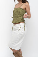 Load image into Gallery viewer, FREE PEOPLE x Chartreuse Cotton Crop (XS)
