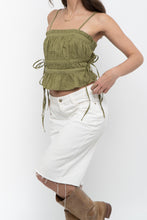 Load image into Gallery viewer, FREE PEOPLE x Chartreuse Cotton Crop (XS)