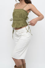 Load image into Gallery viewer, FREE PEOPLE x Chartreuse Cotton Crop (XS)