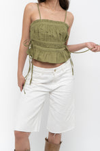 Load image into Gallery viewer, FREE PEOPLE x Chartreuse Cotton Crop (XS)