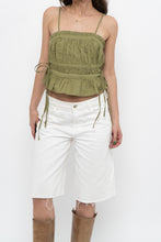 Load image into Gallery viewer, FREE PEOPLE x Chartreuse Cotton Crop (XS)