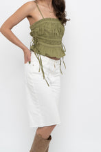 Load image into Gallery viewer, FREE PEOPLE x Chartreuse Cotton Crop (XS)