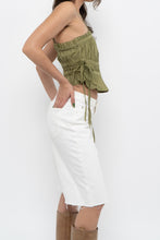 Load image into Gallery viewer, FREE PEOPLE x Chartreuse Cotton Crop (XS)