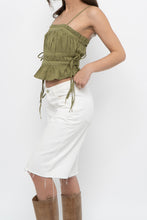 Load image into Gallery viewer, FREE PEOPLE x Chartreuse Cotton Crop (XS)