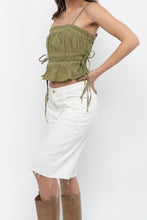 Load image into Gallery viewer, FREE PEOPLE x Chartreuse Cotton Crop (XS)