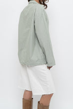 Load image into Gallery viewer, AIRELLES x Green, White Striped Cotton Buttonup (XS-M)