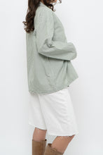 Load image into Gallery viewer, AIRELLES x Green, White Striped Cotton Buttonup (XS-M)