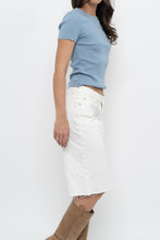 Load image into Gallery viewer, VERONICA BEARD x Blue Cotton Ribbed Tee (XS)