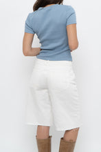 Load image into Gallery viewer, VERONICA BEARD x Blue Cotton Ribbed Tee (XS)