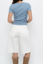 Load image into Gallery viewer, VERONICA BEARD x Blue Cotton Ribbed Tee (XS)