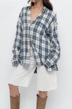 Load image into Gallery viewer, Vintage x TIP TOP TAILORS Blue, White Plaid Light Flannel (S-XL)