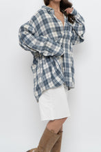 Load image into Gallery viewer, Vintage x TIP TOP TAILORS Blue, White Plaid Light Flannel (S-XL)