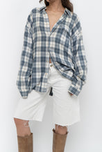 Load image into Gallery viewer, Vintage x TIP TOP TAILORS Blue, White Plaid Light Flannel (S-XL)