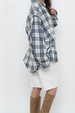 Load image into Gallery viewer, Vintage x TIP TOP TAILORS Blue, White Plaid Light Flannel (S-XL)