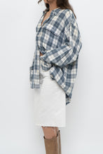 Load image into Gallery viewer, Vintage x TIP TOP TAILORS Blue, White Plaid Light Flannel (S-XL)