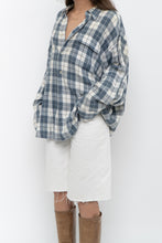 Load image into Gallery viewer, Vintage x TIP TOP TAILORS Blue, White Plaid Light Flannel (S-XL)
