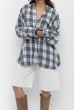 Load image into Gallery viewer, Vintage x TIP TOP TAILORS Blue, White Plaid Light Flannel (S-XL)