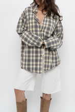 Load image into Gallery viewer, Vintage x WINDRIVER Butter Yellow Plaid Cotton Buttonup (XS-XL)