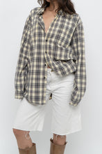 Load image into Gallery viewer, Vintage x WINDRIVER Butter Yellow Plaid Cotton Buttonup (XS-XL)