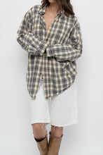 Load image into Gallery viewer, Vintage x WINDRIVER Butter Yellow Plaid Cotton Buttonup (XS-XL)