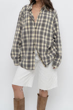 Load image into Gallery viewer, Vintage x WINDRIVER Butter Yellow Plaid Cotton Buttonup (XS-XL)