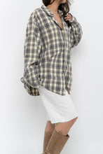Load image into Gallery viewer, Vintage x WINDRIVER Butter Yellow Plaid Cotton Buttonup (XS-XL)