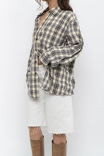 Load image into Gallery viewer, Vintage x WINDRIVER Butter Yellow Plaid Cotton Buttonup (XS-XL)