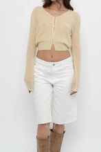 Load image into Gallery viewer, Modern x SEVENGIRL Pale Yellow Delicate Knit Cardigan (XS)