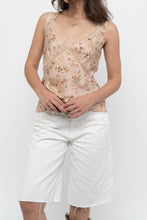 Load image into Gallery viewer, REFORMATION x Blush Pink Silk Lace Tank (S, M)