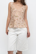 Load image into Gallery viewer, REFORMATION x Blush Pink Silk Lace Tank (S, M)