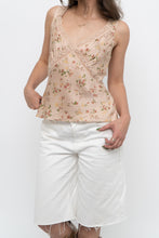 Load image into Gallery viewer, REFORMATION x Blush Pink Silk Lace Tank (S, M)