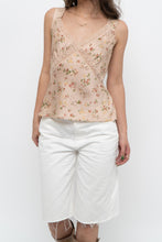 Load image into Gallery viewer, REFORMATION x Blush Pink Silk Lace Tank (S, M)