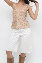 Load image into Gallery viewer, REFORMATION x Blush Pink Silk Lace Tank (S, M)