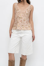 Load image into Gallery viewer, REFORMATION x Blush Pink Silk Lace Tank (S, M)