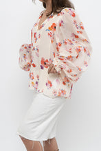 Load image into Gallery viewer, DOROTHEE SCHUMACHER x White Floral Silk Blouse (XS-M)