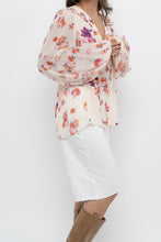 Load image into Gallery viewer, DOROTHEE SCHUMACHER x White Floral Silk Blouse (XS-M)