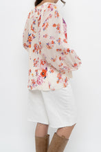 Load image into Gallery viewer, DOROTHEE SCHUMACHER x White Floral Silk Blouse (XS-M)