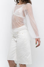 Load image into Gallery viewer, Vintage x PAUL HARDY White Mesh Long Sleeve (XS-M)