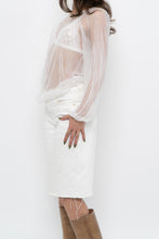 Load image into Gallery viewer, Vintage x PAUL HARDY White Mesh Long Sleeve (XS-M)
